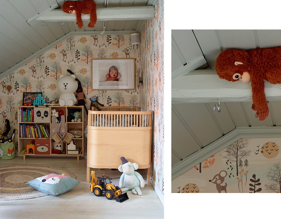 Farger og tapet barnerom