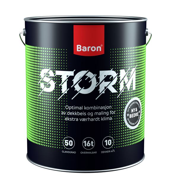 Baron Storm Hvit 10 l