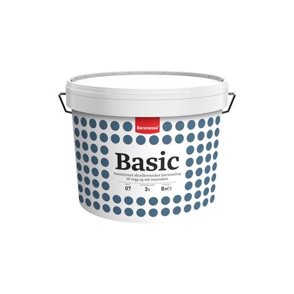 Baronesse Basic Hvit / A - base 2,7 l