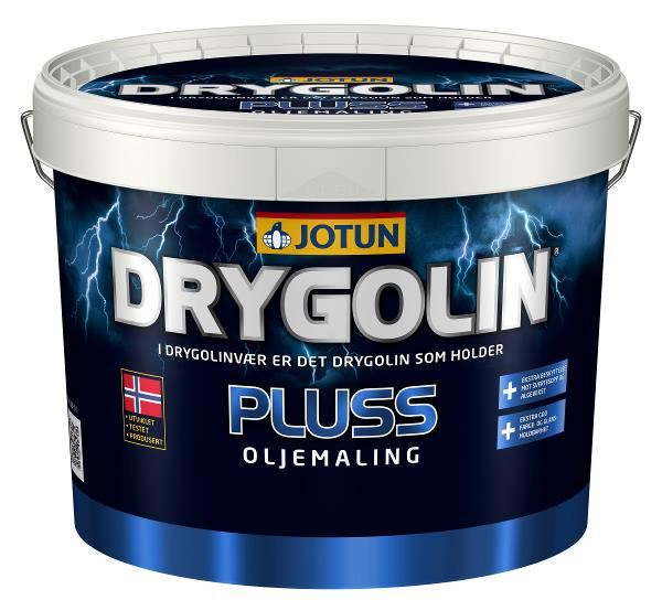 Drygolin Pluss Oljemaling Hvit 9 l