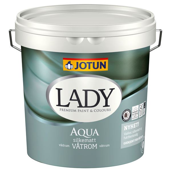Jotun Lady Aqua - Hvit 2,7 l