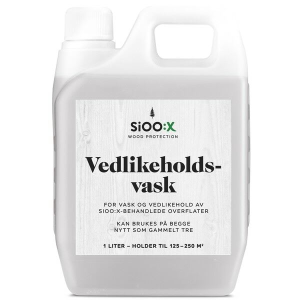 SiOO:X Wood Protection SiOO:X Vedlikeholdsvask 1 l