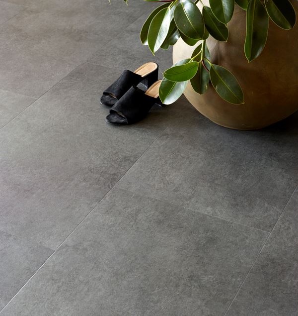 Aspecta Rigid Tile Concrete Lead Klikkvinyl