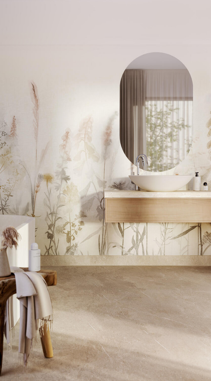 Tarkett Aquarelle Sediment Grey Våtromsbelegg 2 m