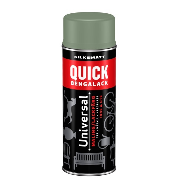 Scanox Quick Bengalack Spray Varmgrønn Silkematt 400ml