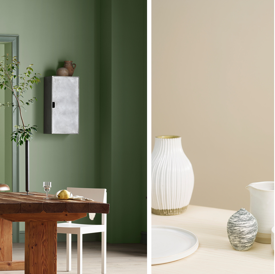 Collage av stilens farger