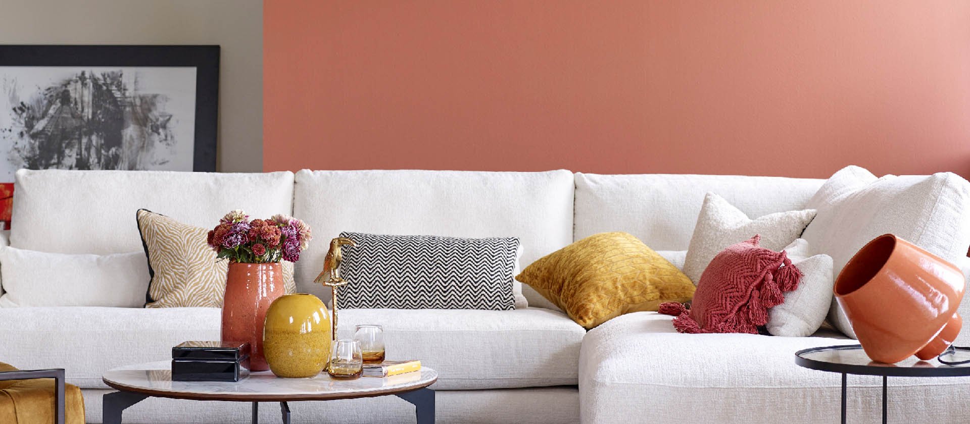 Ekvator jordfarge stue