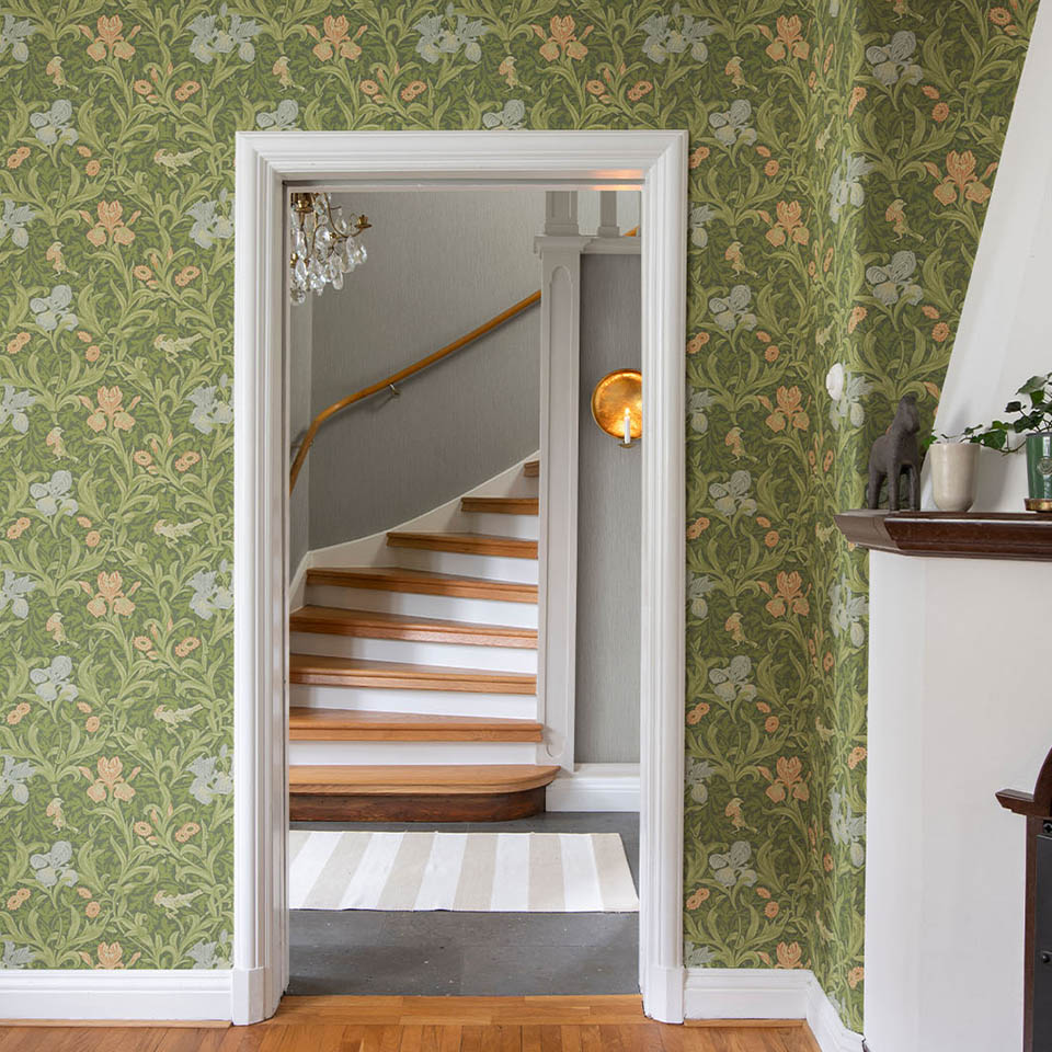 Tropisk blomstertapet