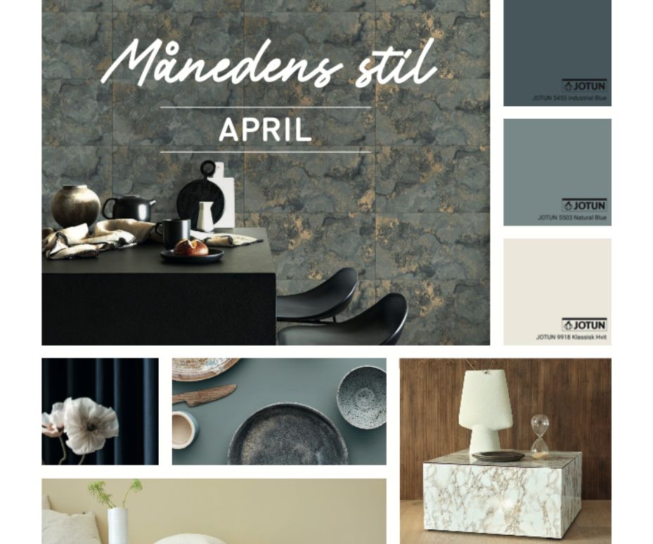 Collage for mnd stil april