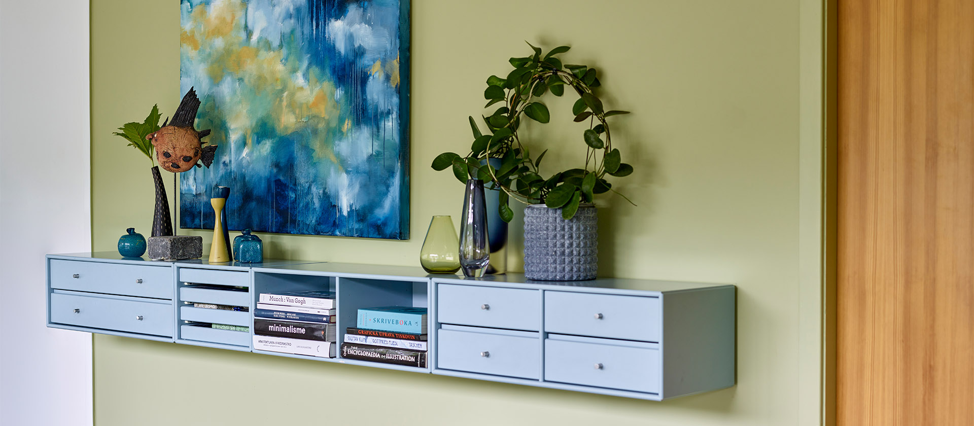 Moderne stil grønnfarge