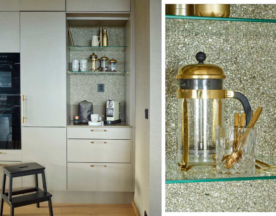 Byåsen kjøkken kaffekrok tapet