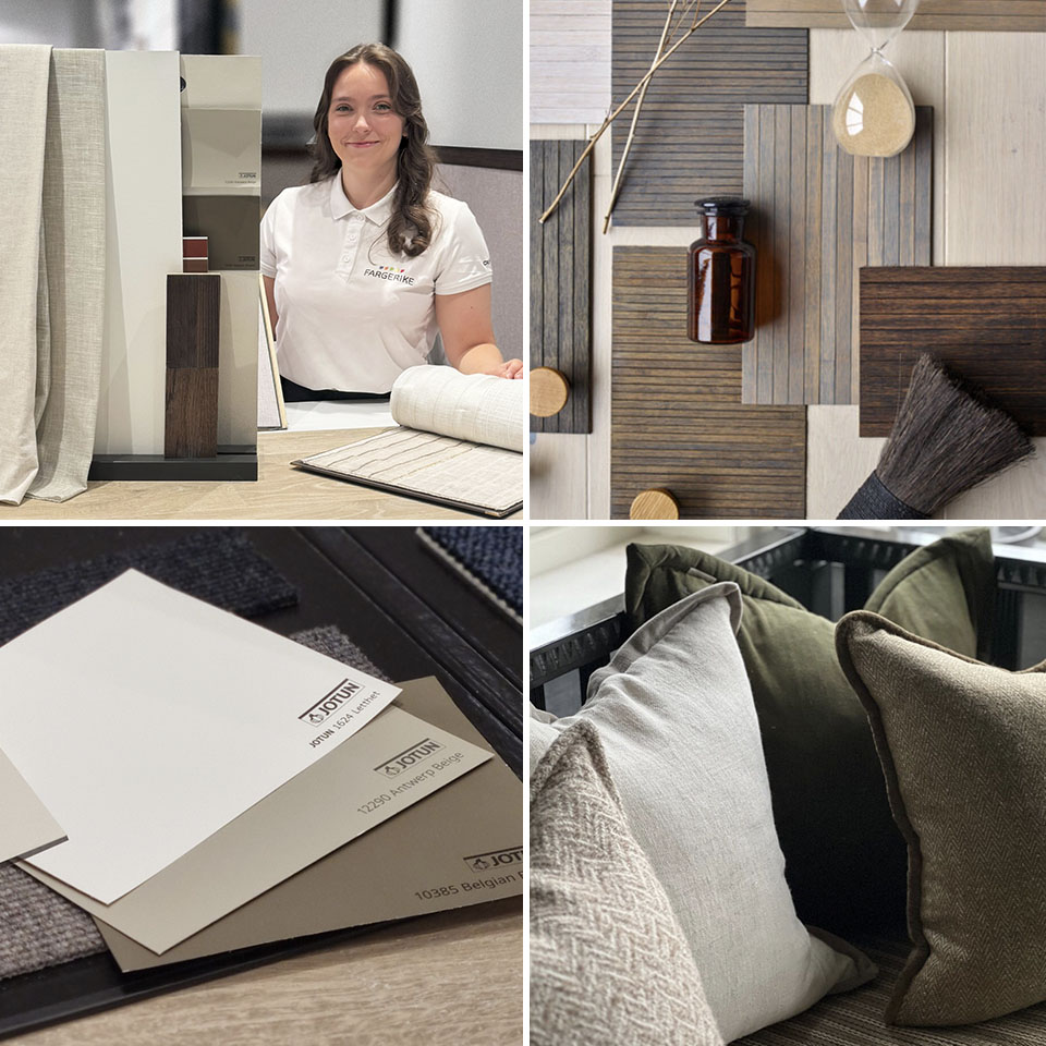 Guro og materialer inspirert av  av japandi