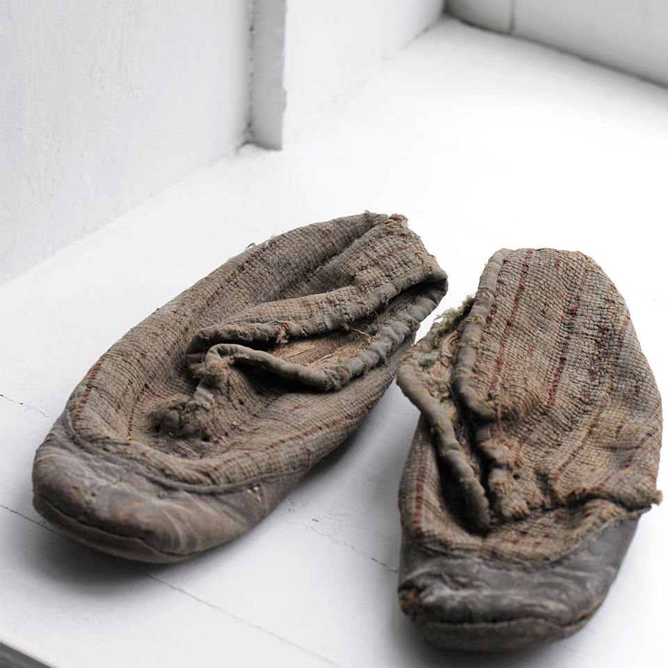 Fattighuset gamle sko