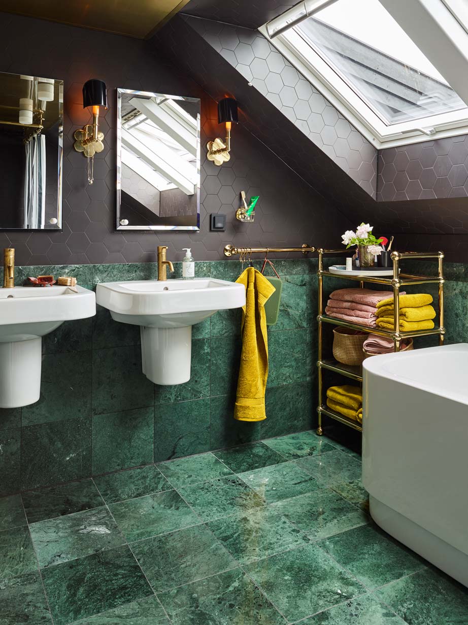 Stiler til badet - Inspirasjon baderom | Fargerike