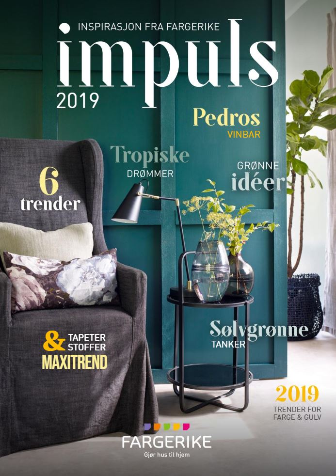 Impuls 2019 Inspirasjonsmagasin | Fargerike Interiør på impuls