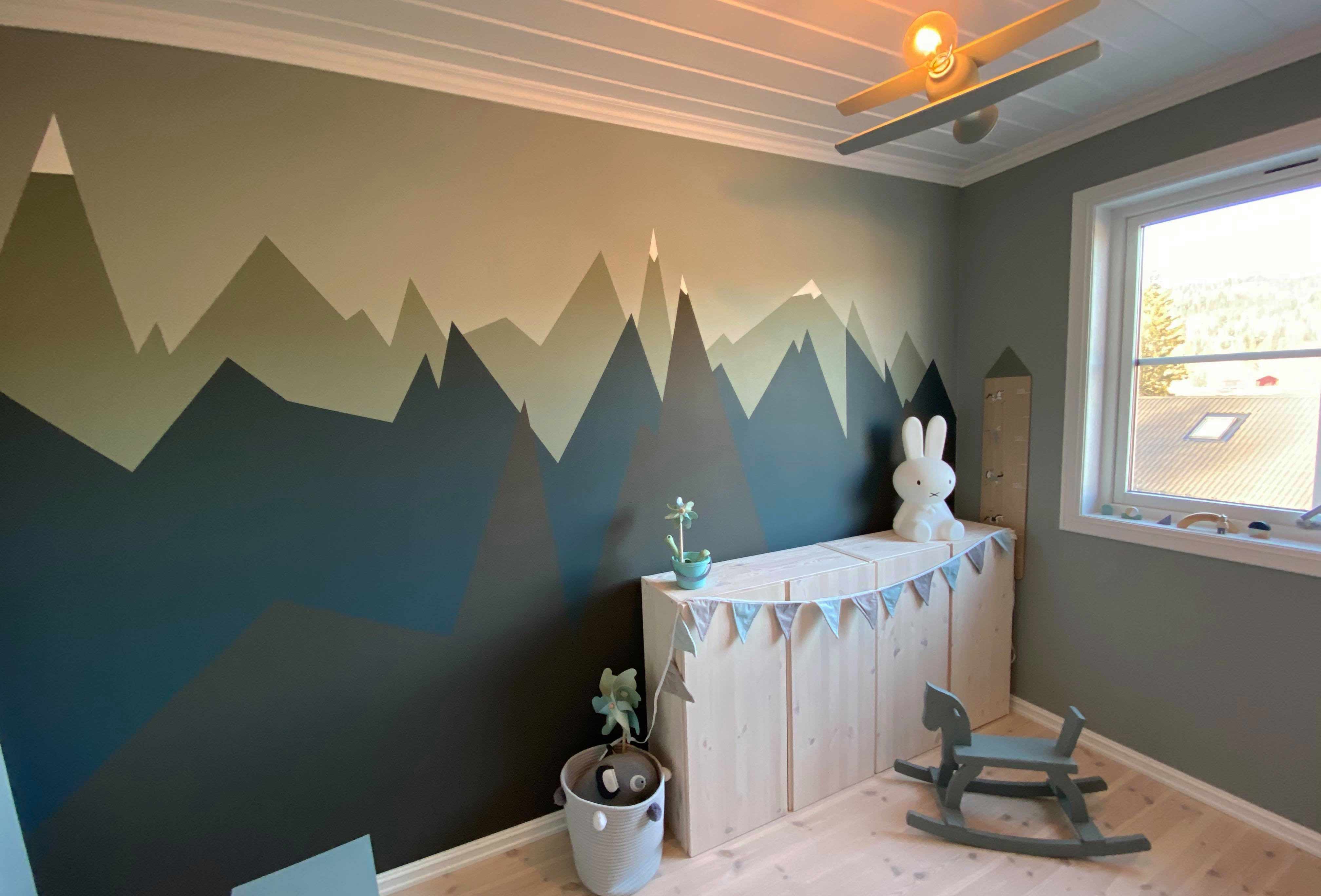 Male mønster barnerom