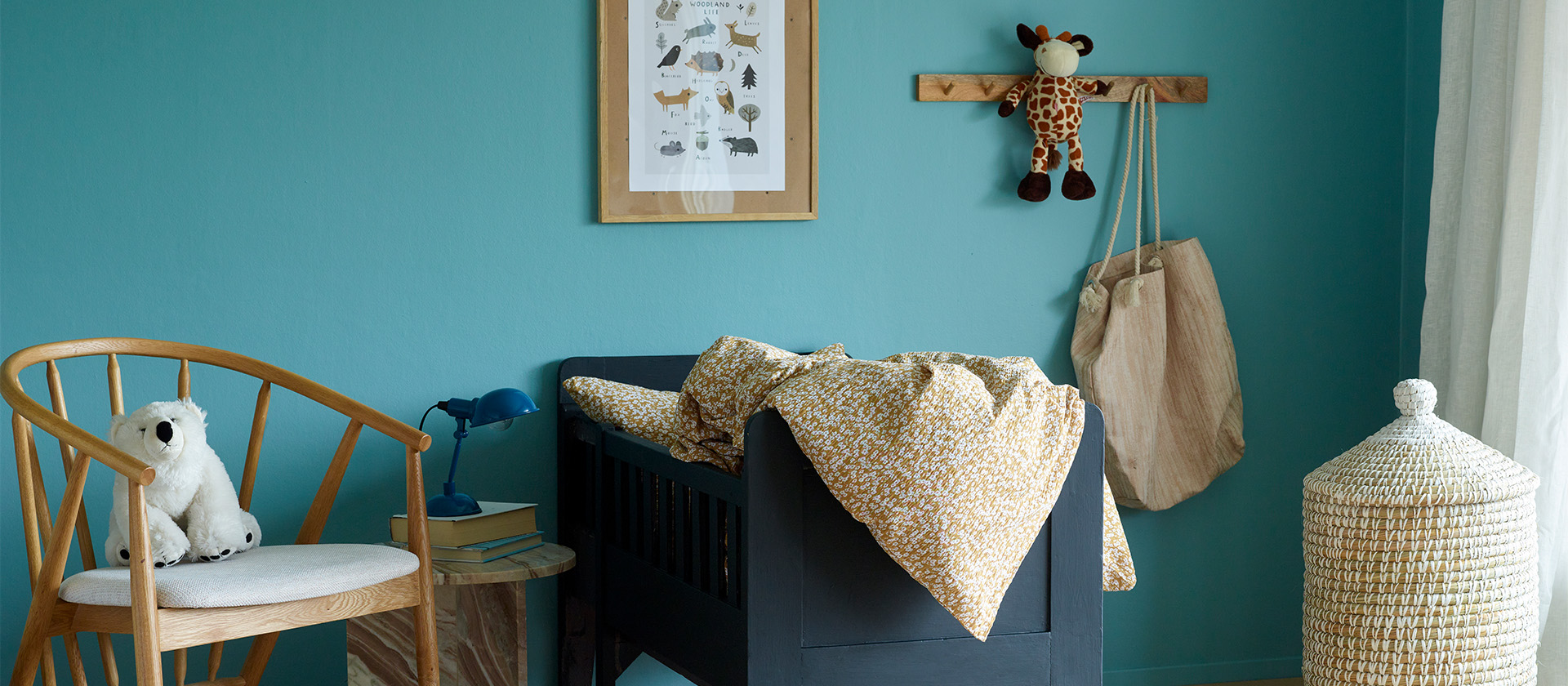 Barnerom gult grønt