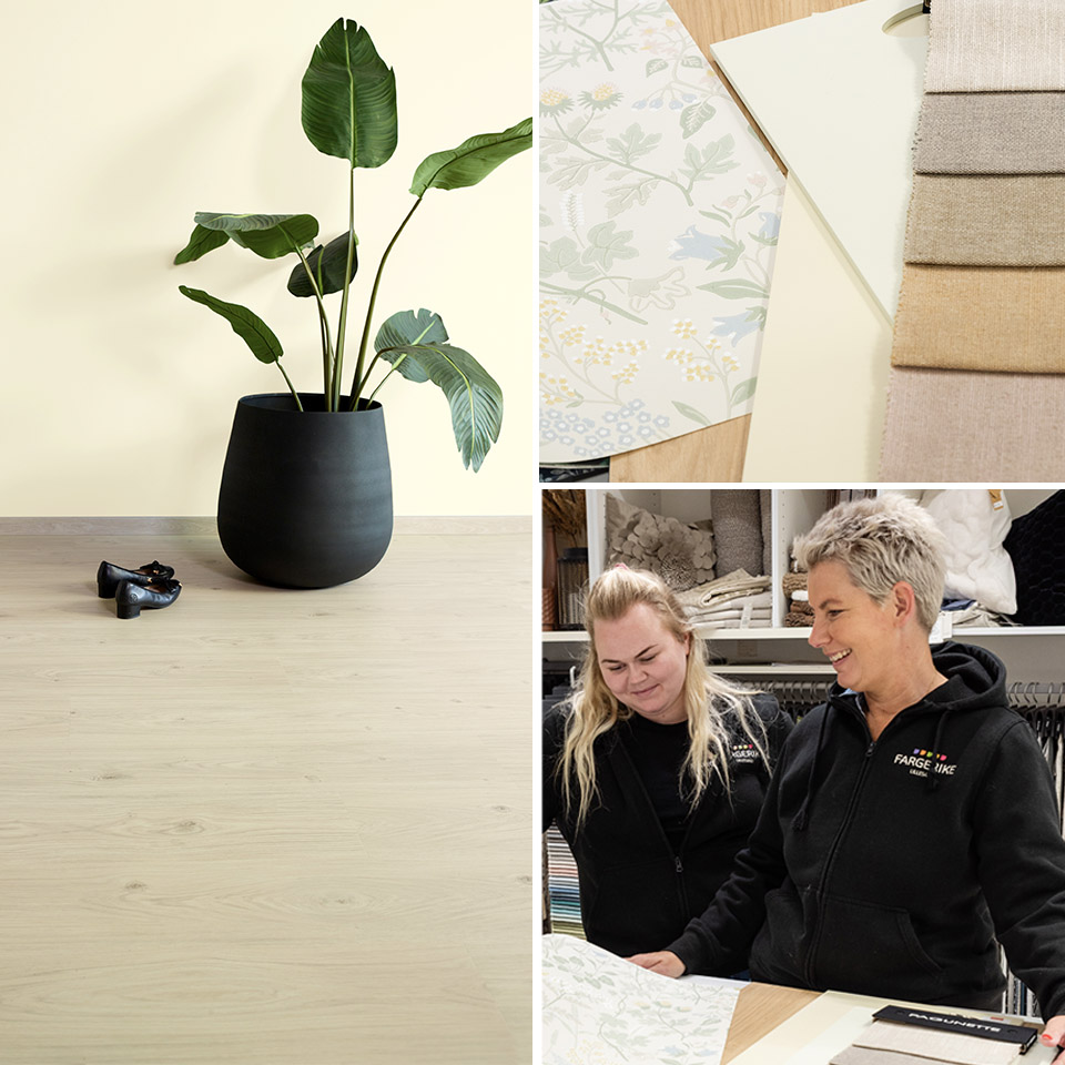 Interiørkonsulentene og moodboard