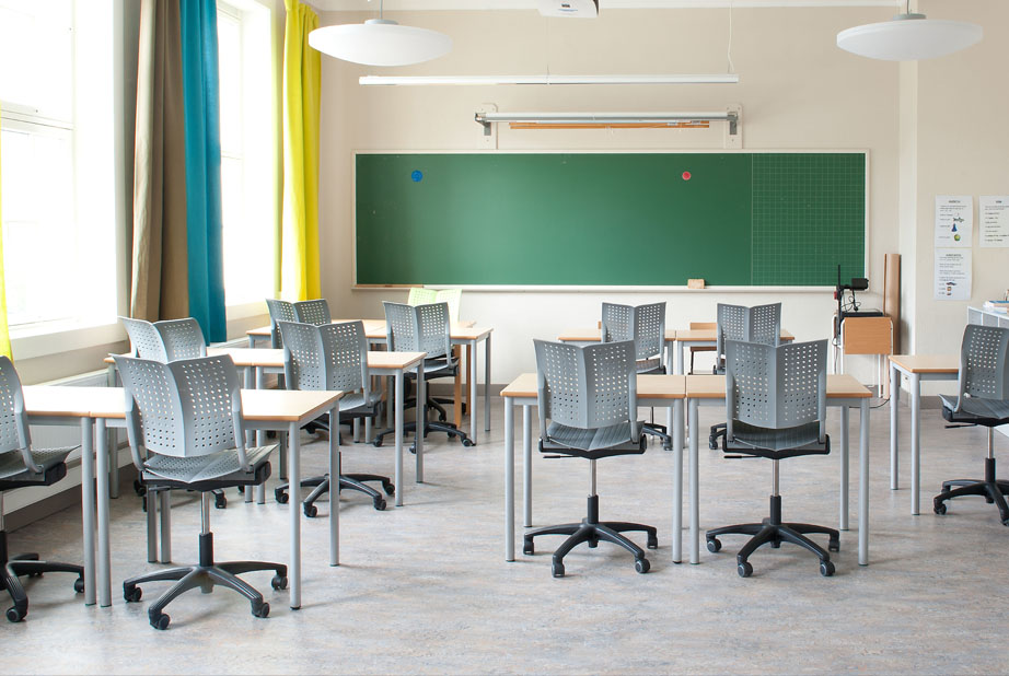 Klasserom på Fløgstad skule