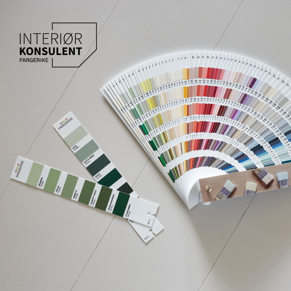 Interiørkonsulent fargerike