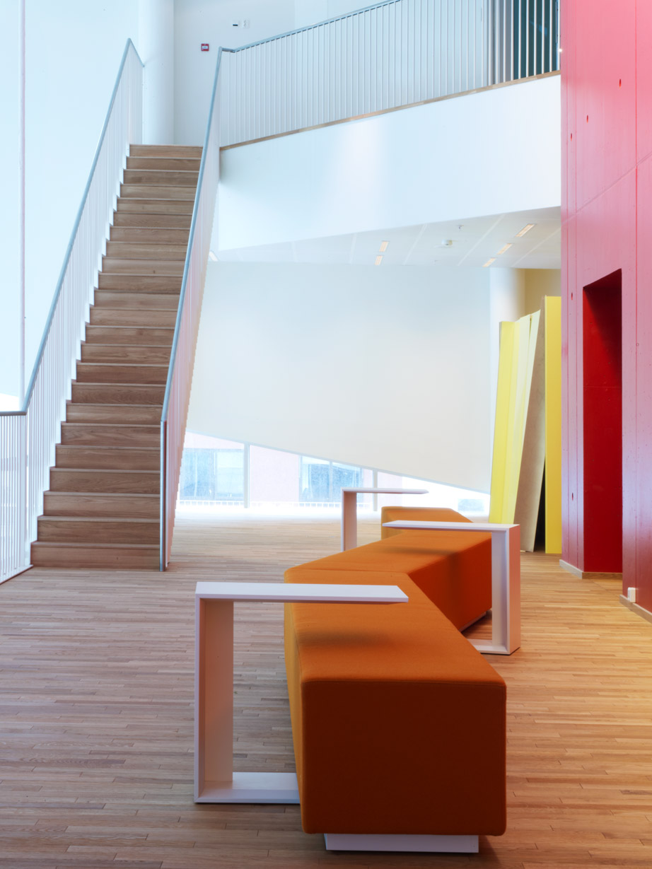 Trappen i Molde kulturhus.