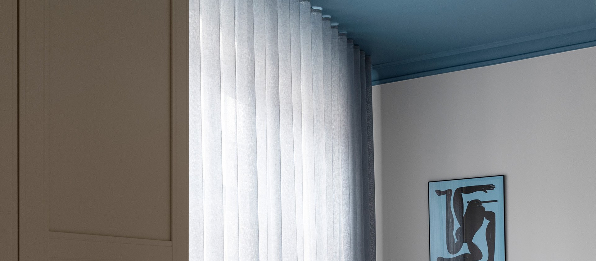 Farger tekstiler gardiner 