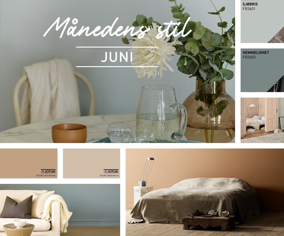 moodboard for månedens stil juni