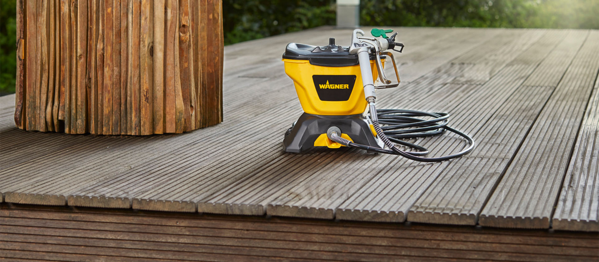 Malesprøyte fra Wagner på platting