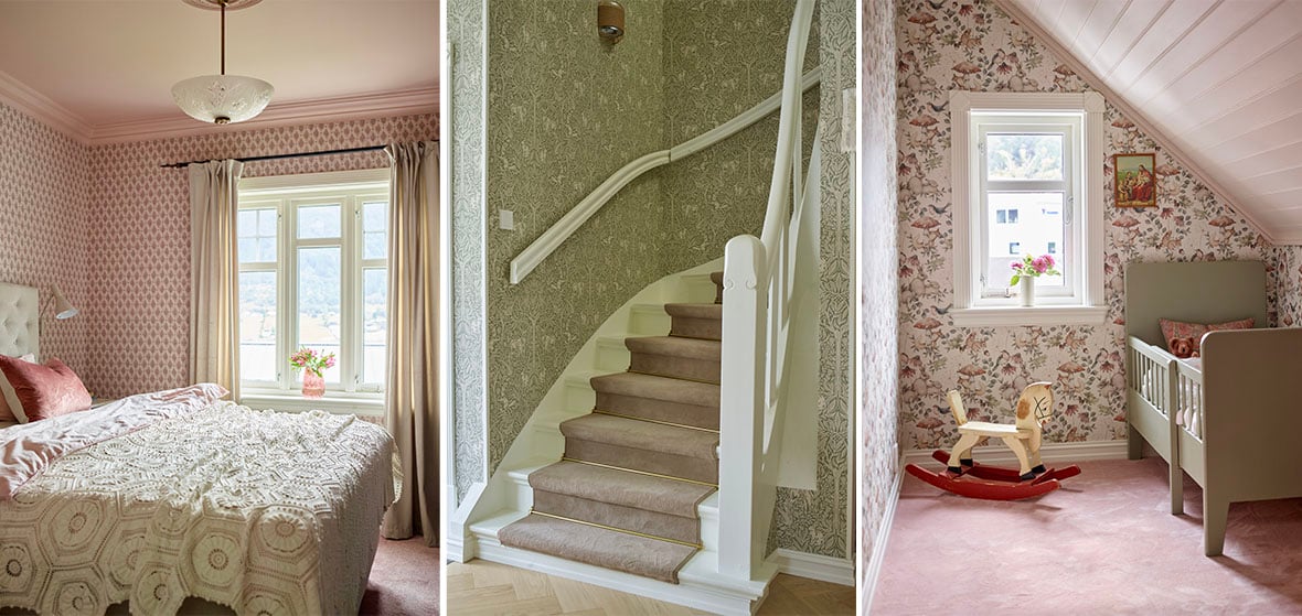 Soverom, trapp og barnerom
