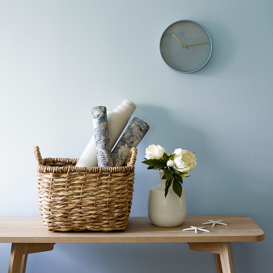 Dus sommerhimmel blå