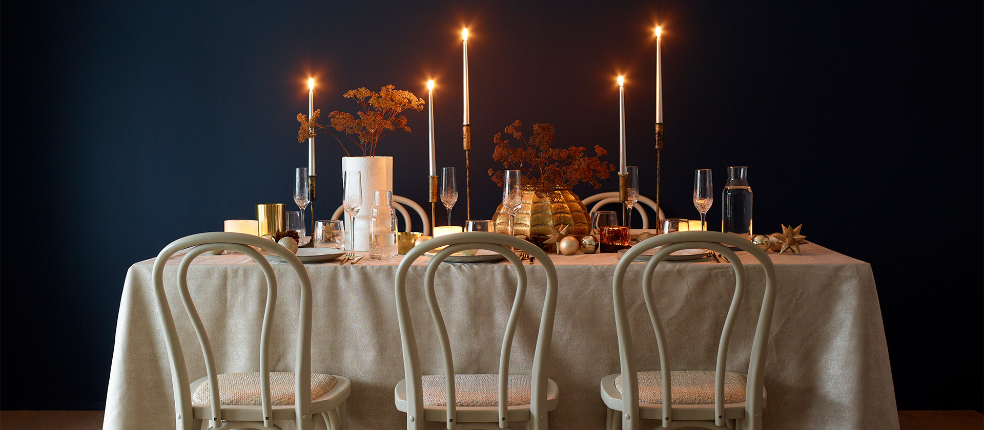 Festbord jul fargerike