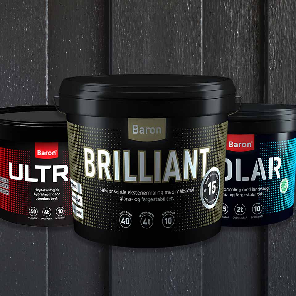 Dette er forskjellen på de forskjellige malingstypene