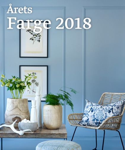Fargekart årets farge 2018