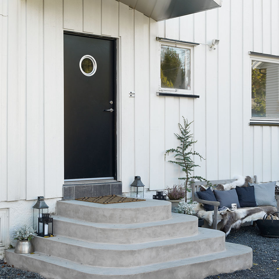 Male ytterdør farge