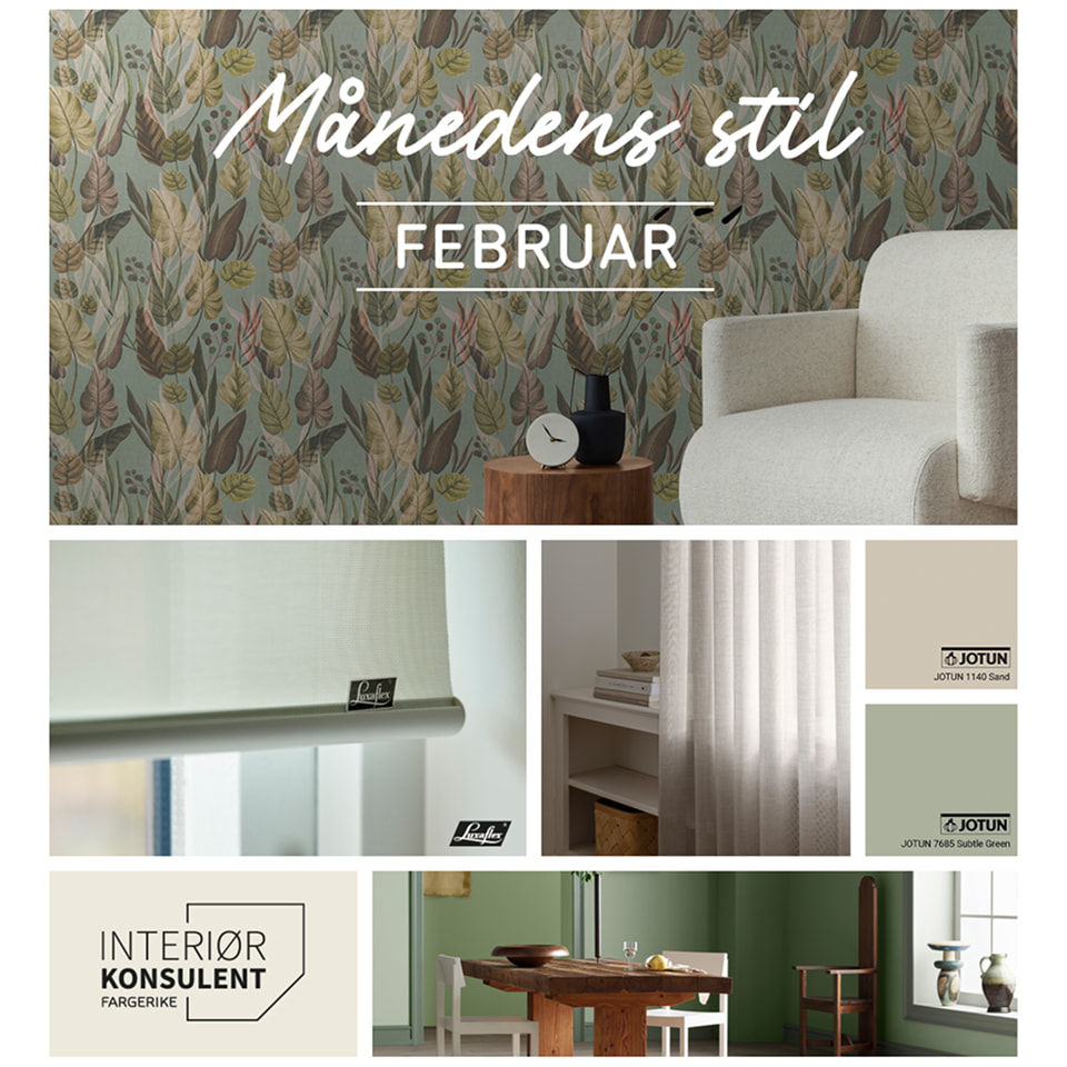 Collage av månedens stil i februar