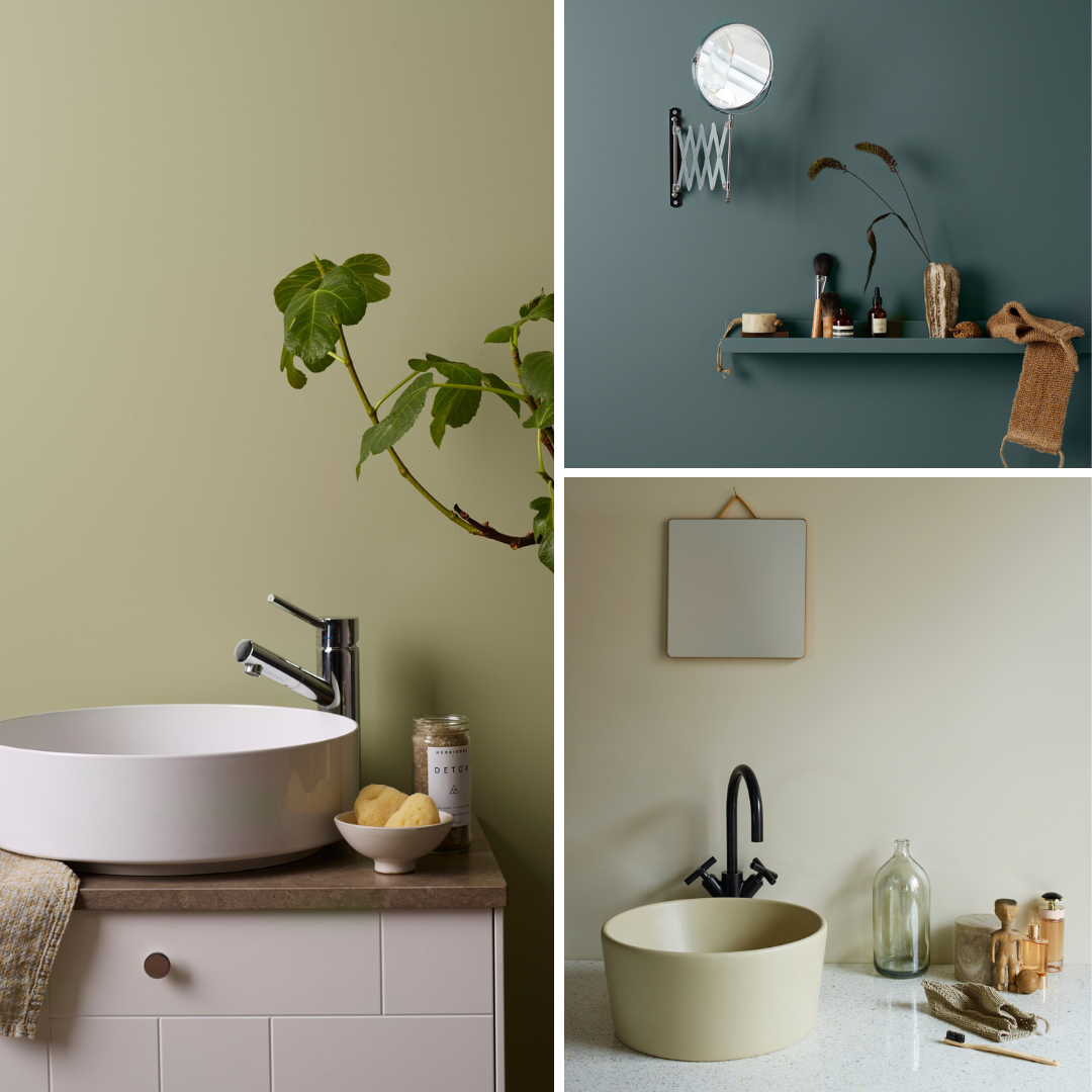 Behagelige farger til bad