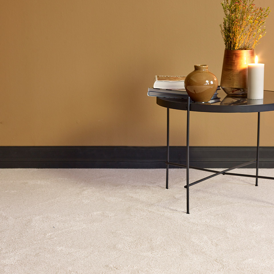 Soverom vegg til vegg teppe naturfarget