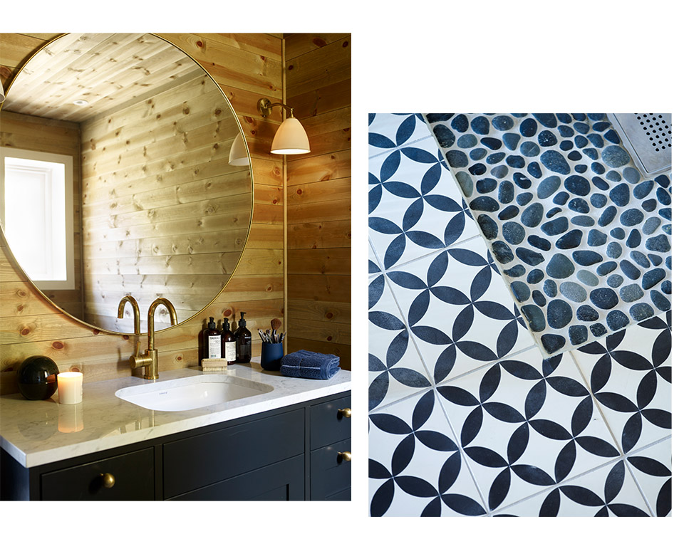 Fjellhytte bad interiør