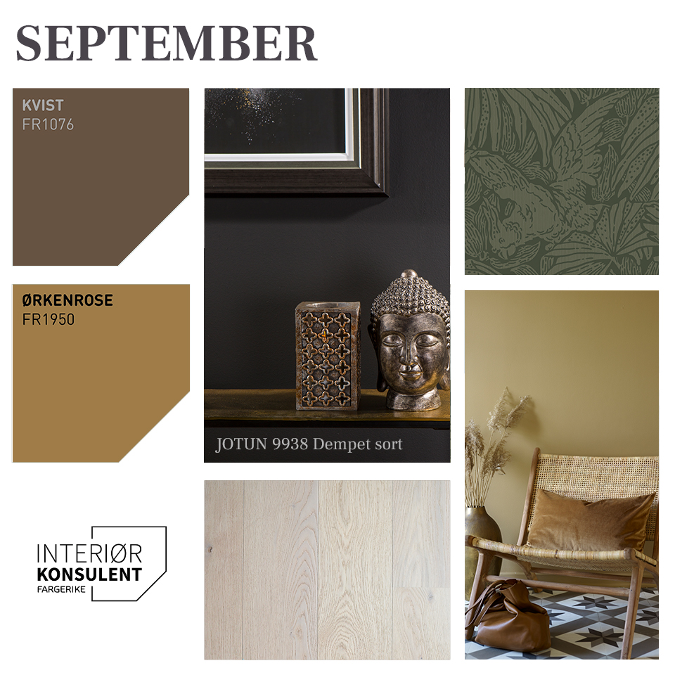 Collage av måneds stil september