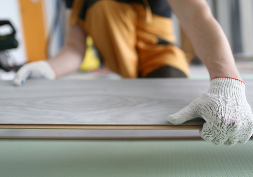 Legge korkgulv klikkvinylgulv