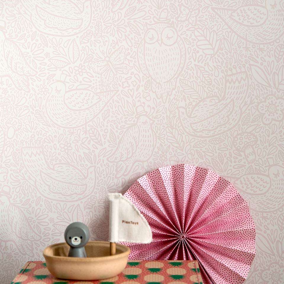 Tapet Til Barnerom Pasteller Sirkustapet Flytapet Fargerike