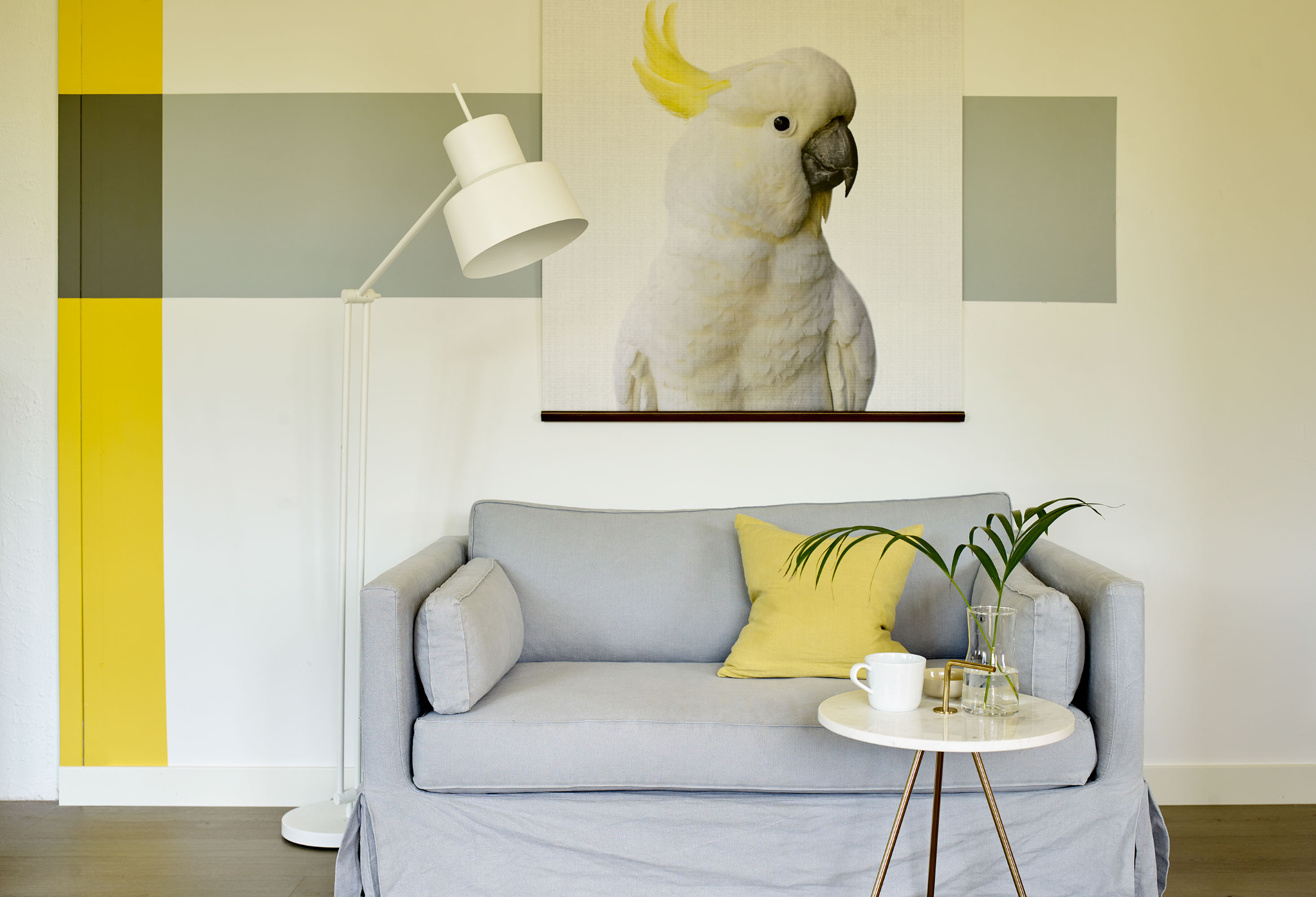 Mal striper på veggen din