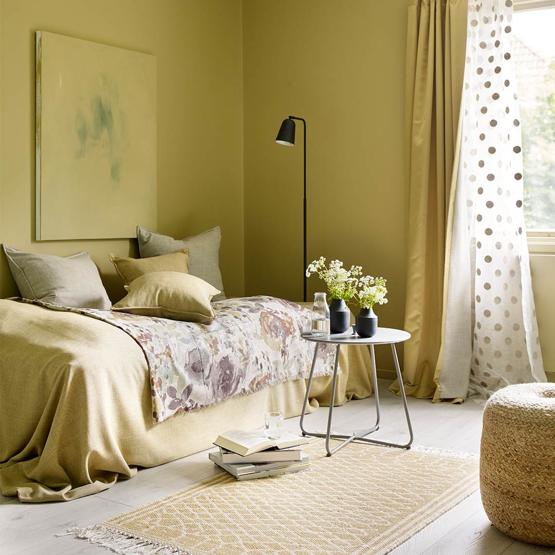 Interirør farger gul