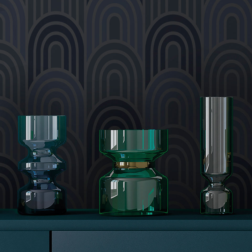 Art Deco tapet Boheme