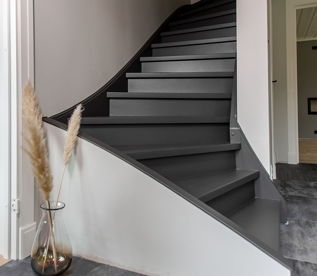 Trestjerner gulv og trapp