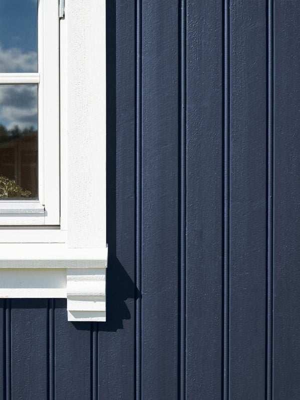 Blått panel