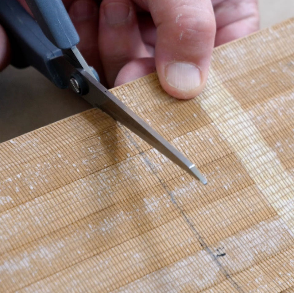 Klippe bambus spiletapet