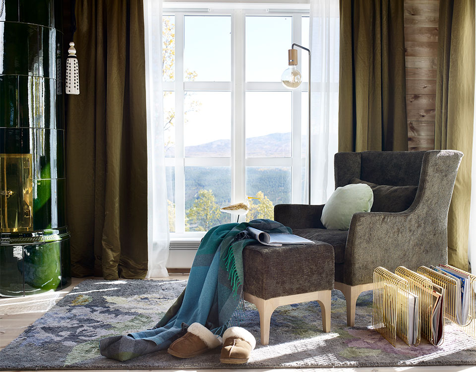 Fjellhytte interiør