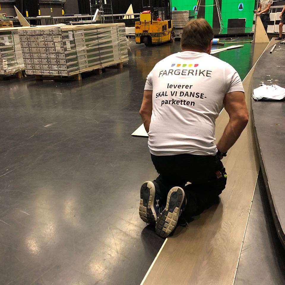 Parkettgulvet i Skal vi danse