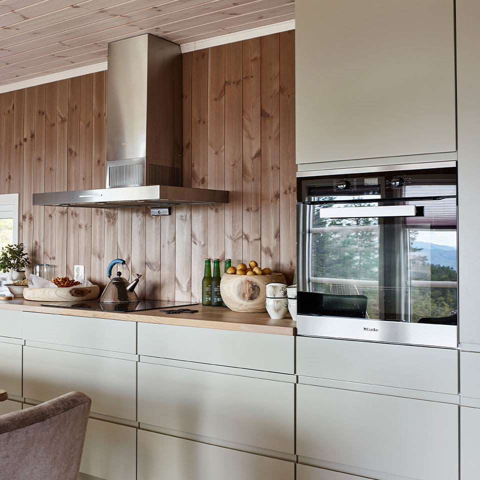 Brun beis til kjøkken